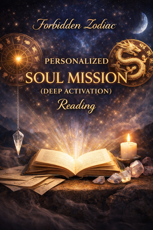 Forbidden Zodiac Personalized Soul Mission (Deep Activation) Reading