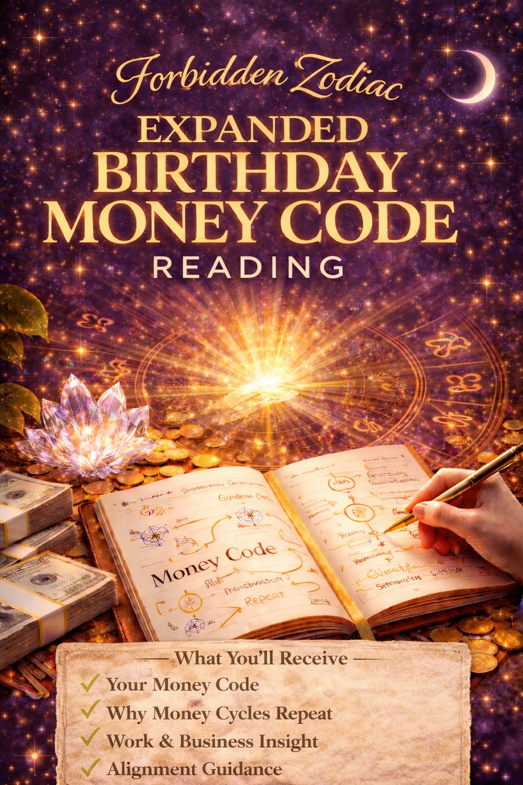 Forbidden Zodiac Expanded Money Code Reading